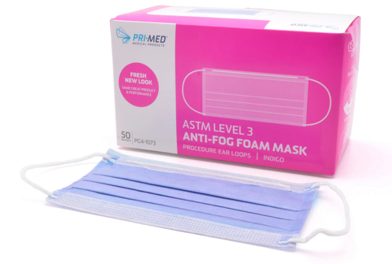 PRIMED Level 3 Anti-Fog Foam Mask Ear Loop (50/pkg)