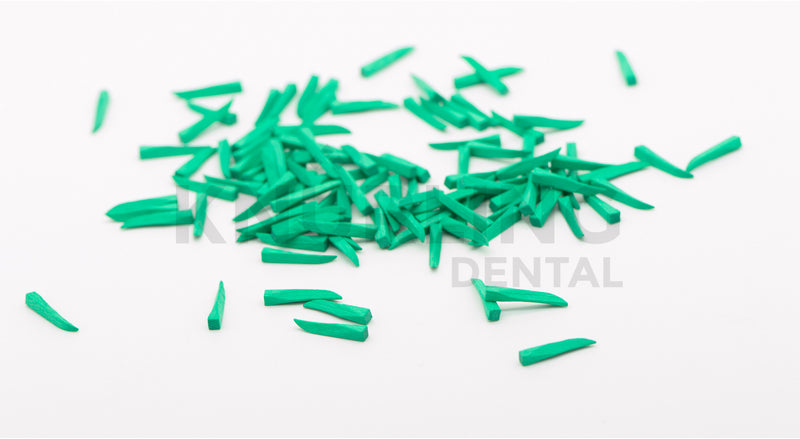 Sycamore Wood Wedges Green 13T (100/pkg)