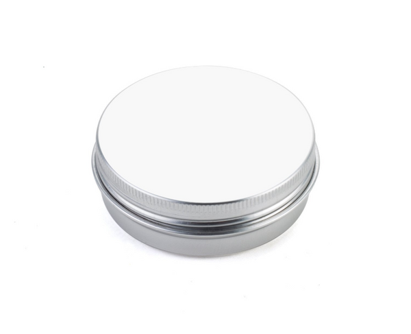 Metal Box with Lid (Round) 2oz (70x 20 mm)