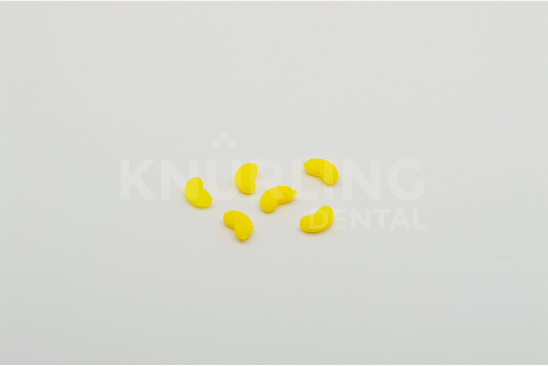 Cushee Rubber Dam Clamp Cushions (Yellow) Knurling Dental