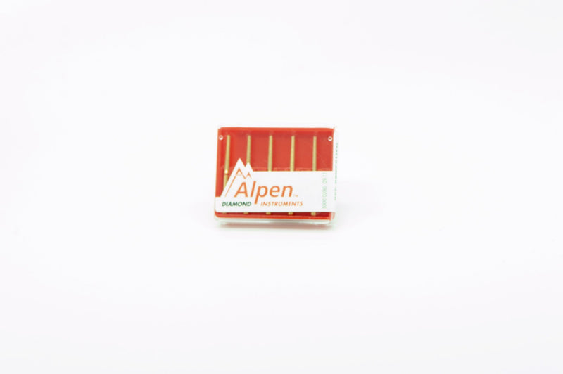 Alpen 014 Diamond Round End Taper Fine Bur (5/pkg)