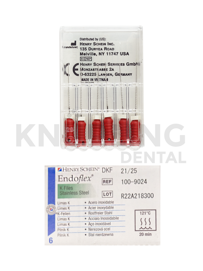 Endo Flex K-File 25 21mm (6/pkg)