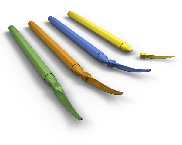 Green Garrison Wedge Wands ( Pack of 100)